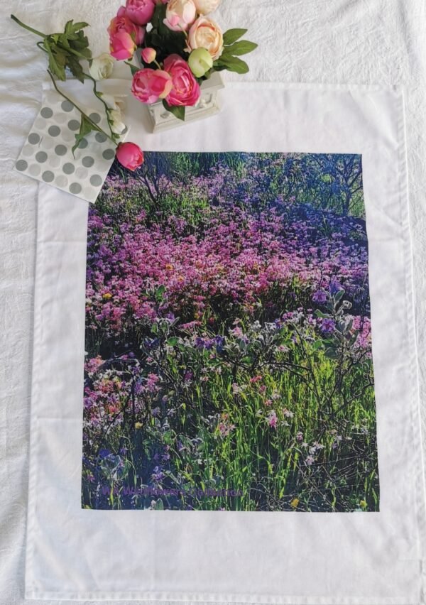 rhdr Pink & Blue Wildflowers TW-025